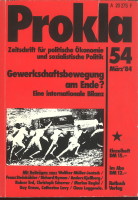 					Ansehen Bd. 14 Nr. 54 (1984): Gewerkschaftsbewegung am Ende? Eine internationale Bilanz
				