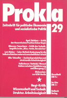 					Ansehen Bd. 7 Nr. 29 (1977): Negt-Kritik. Wissenschaft und Technik. Struktur. Arbeitslosigkeit
				