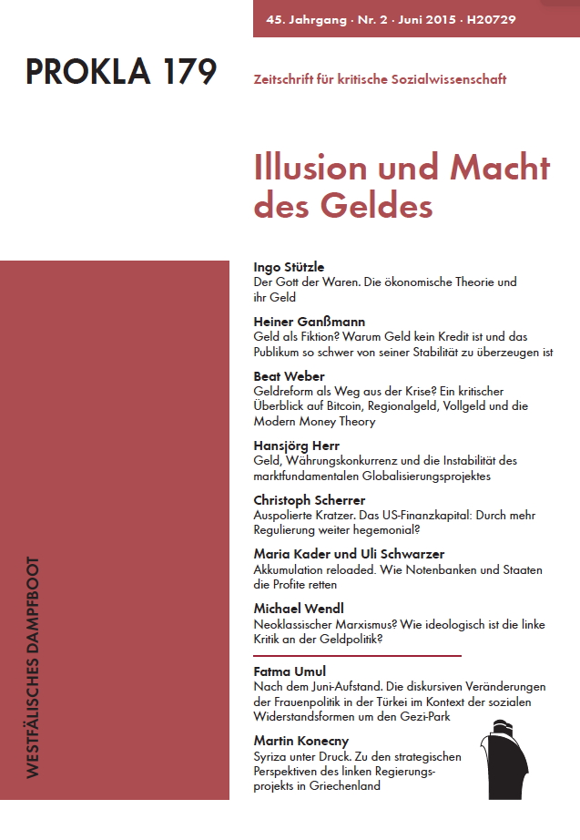 					Ansehen Bd. 45 Nr. 179 (2015): Illusion und Macht des Geldes
				