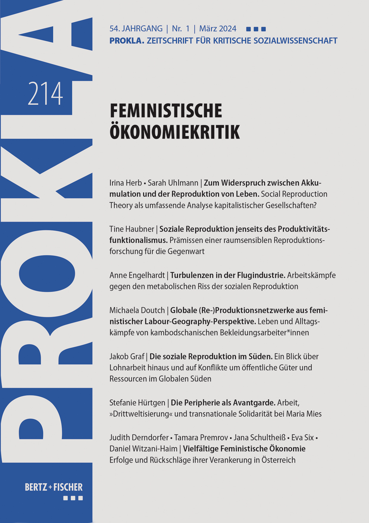 					Ansehen Bd. 54 Nr. 214 (2024): Feministische Ökonomiekritik
				